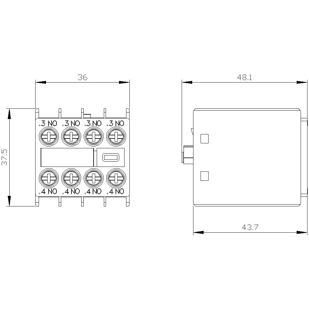 3RH2911-1FA40 Yardımcı Kontaktör Bloğu 3RH2911-1FA40 Yardımcı Kontaktör Bloğu