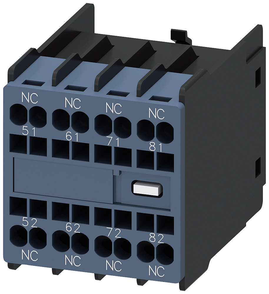 3RH2911-2GA04 Yardımcı Kontak Bloğu 4NC 10 A 3RH2911-2GA04 Yardımcı Kontak Bloğu 4NC 10 A