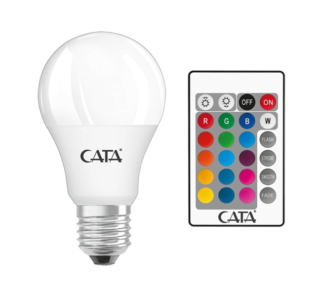 CATA Uzaktan Kumandalı Rgb Renk Led Ampul E27 Dimmerli