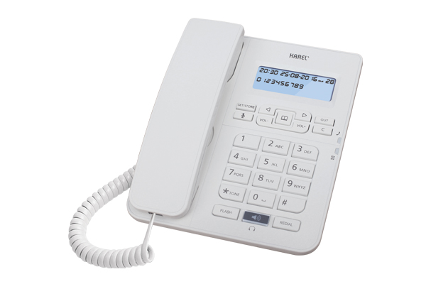 KAREL Karel TM 145 Masa Telefonu Beyaz