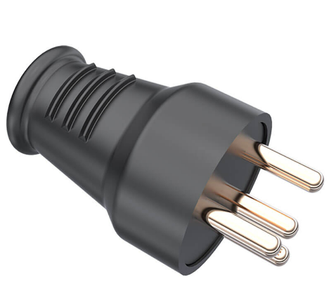 BY10-300 Düz Fiş IP44 Kauçuk TRİ 3x25A. (3P+E) 380 BY10-300 Düz Fiş IP44 Kauçuk TRİ 3x25A. (3P+E) 380
