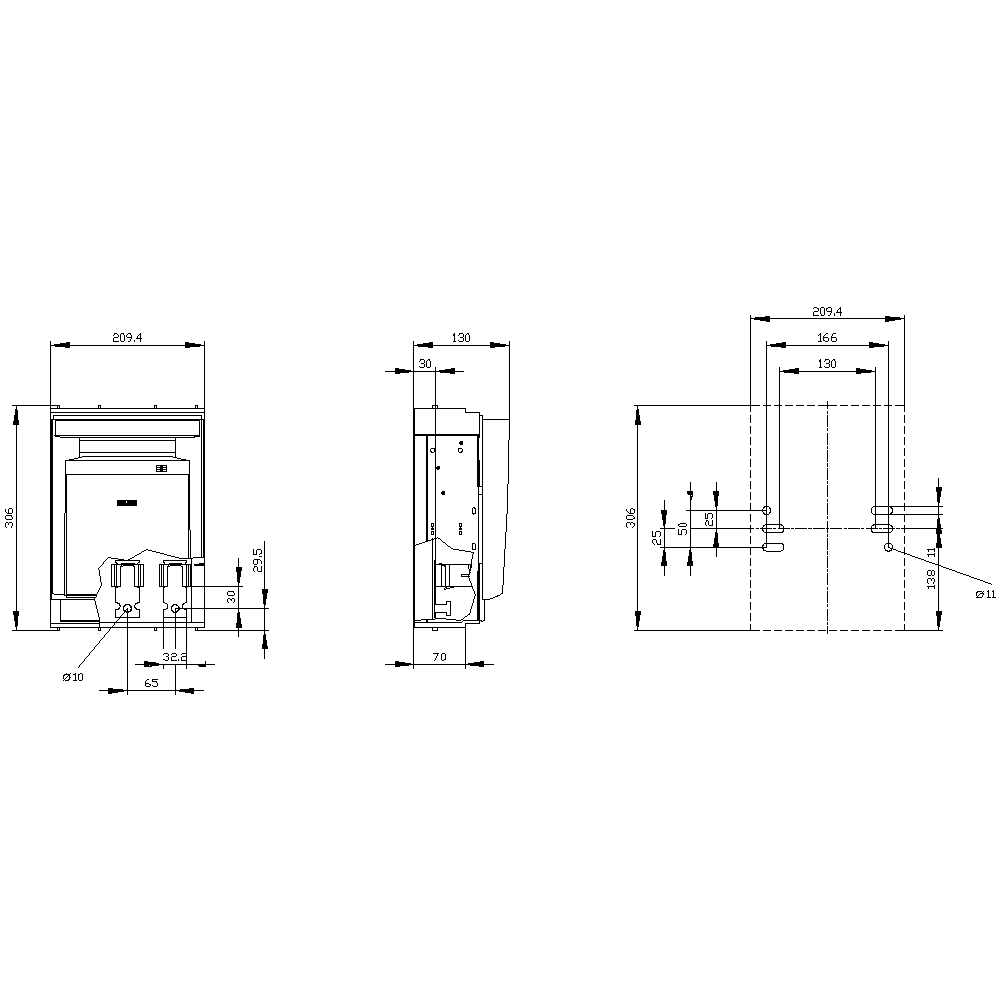 3NP1153-1DA10 NH-Bıçaklı Yük Kesici 400A 3NP1153-1DA10 NH-Bıçaklı Yük Kesici 400A