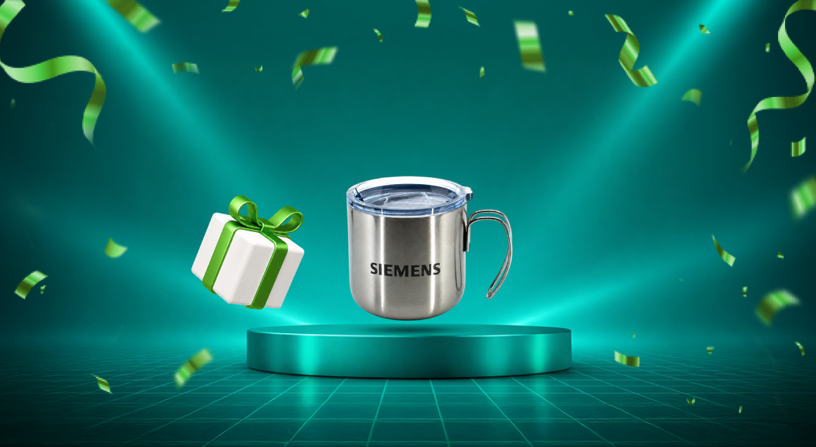 SIEMENS 20.000TL ve üzeri Siparişlerinize SIEMENS Metal Bardak Hediye HEDİYE!