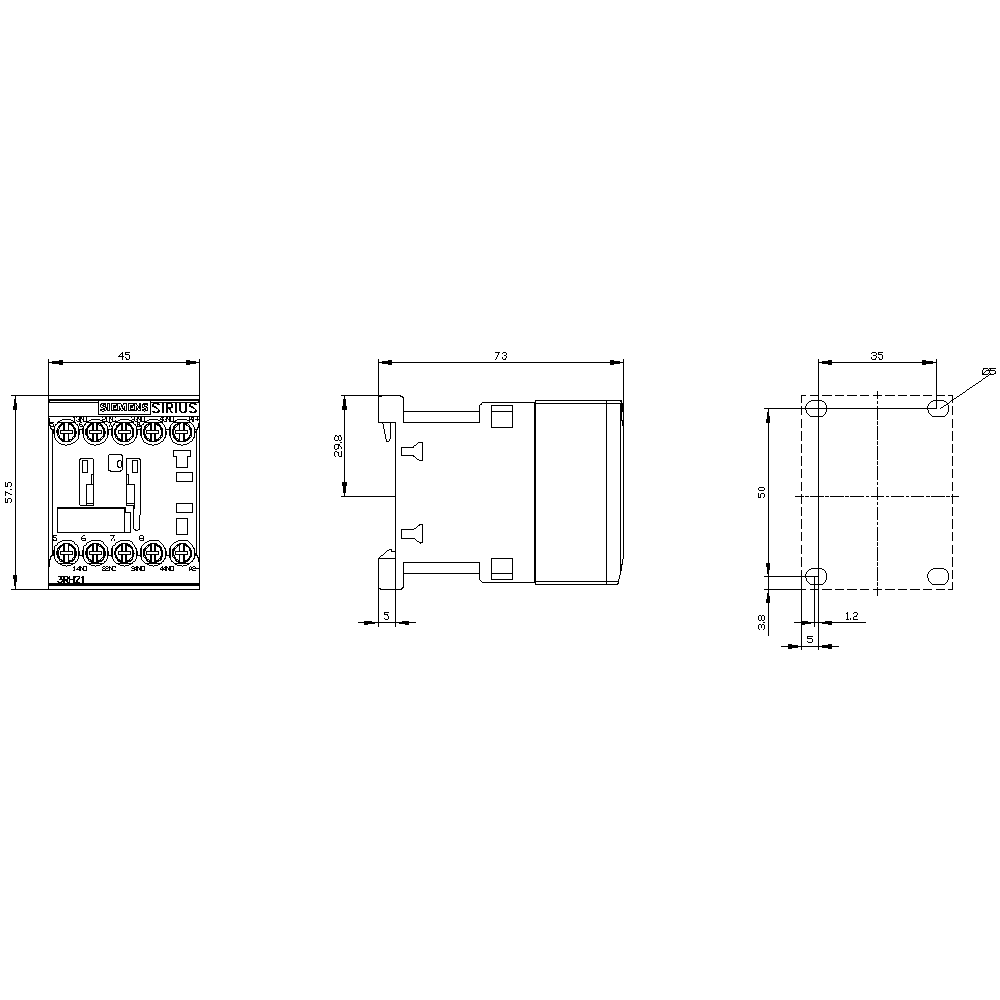 3RH2131-1BB40 Yardımcı Kontaktör 24V DC 3RH2131-1BB40 Yardımcı Kontaktör 24V DC