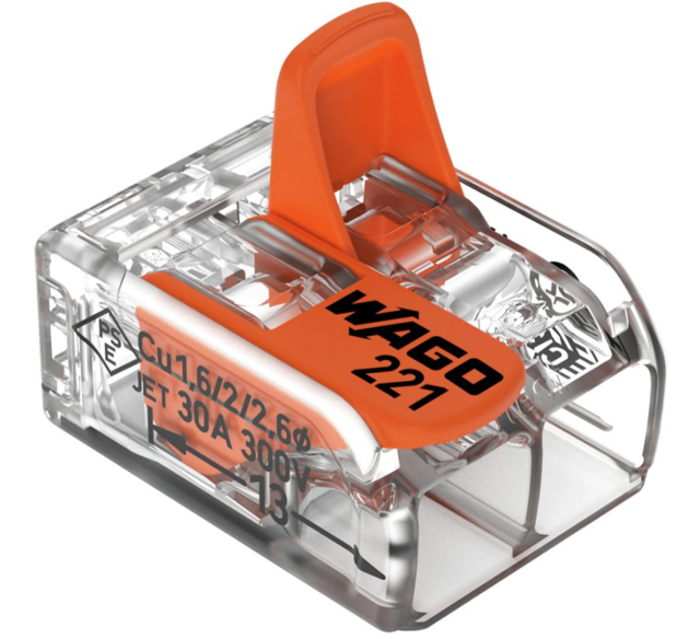 WAGO 221-612 2x6mm2 Buat ve Çok Amaçlı Klemens