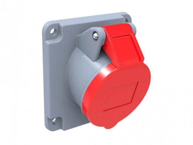 BEMİS Cee Norm 45° Eğik Makine Prizi 5x32A 3P+E+N
