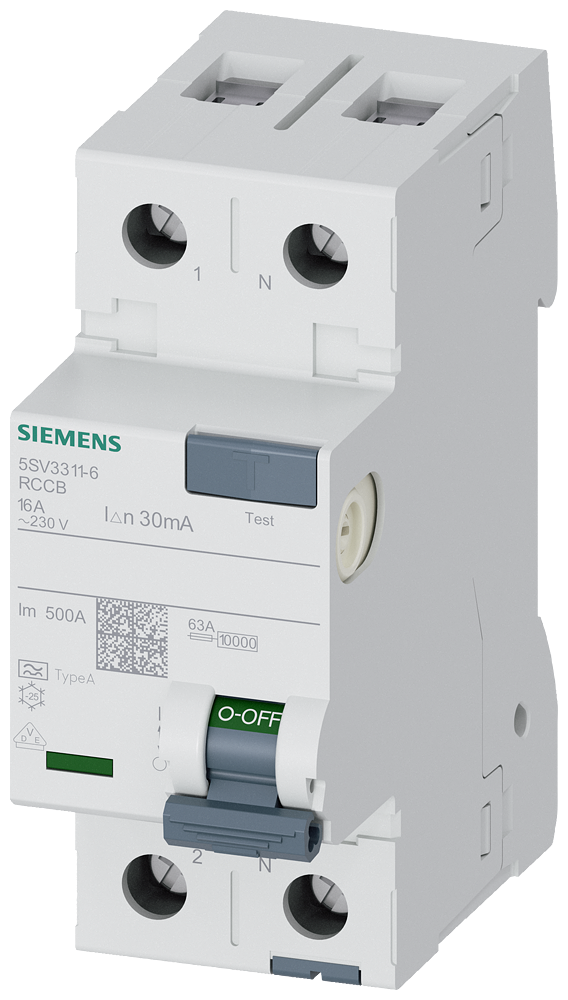 5SV3311-6 Kaçak Akım Rölesi 16A 30mA 230V 1Faz 5SV3311-6 Kaçak Akım Rölesi 16A 30mA 230V 1Faz