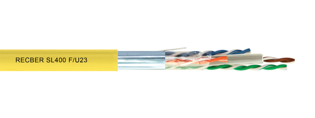 REÇBER Data Kablosu HF CAT6 U/UTP 23AWG 1000mt Mavi