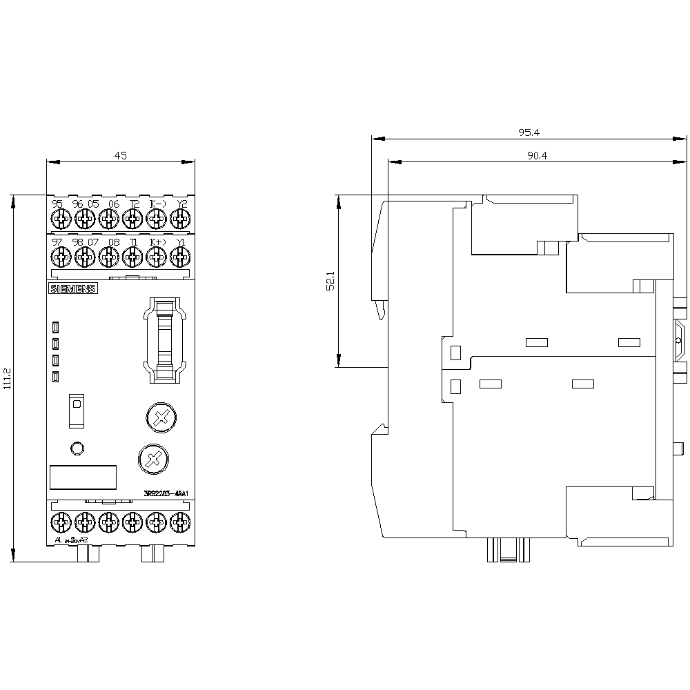 3RB2283-4AA1 Değerlendirme Modulü 3RB2283-4AA1 Değerlendirme Modulü