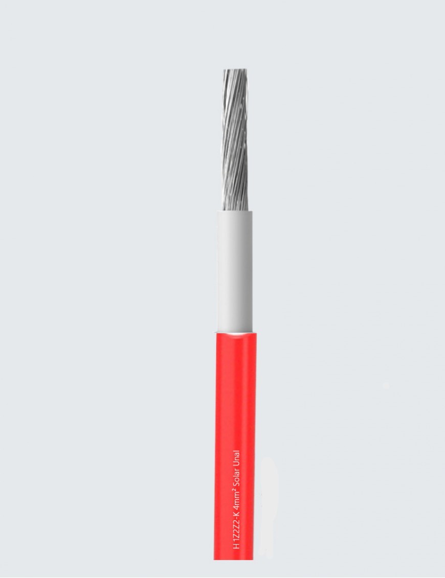 4mm Solar Kablo (H1Z2Z2-K) Kırmızı 1878423 4mm Solar Kablo (H1Z2Z2-K) Kırmızı 1878423