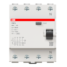 ABB 2CSF604088R1400 6 kA, 4P, 40A, 30 mA, AC Tipi