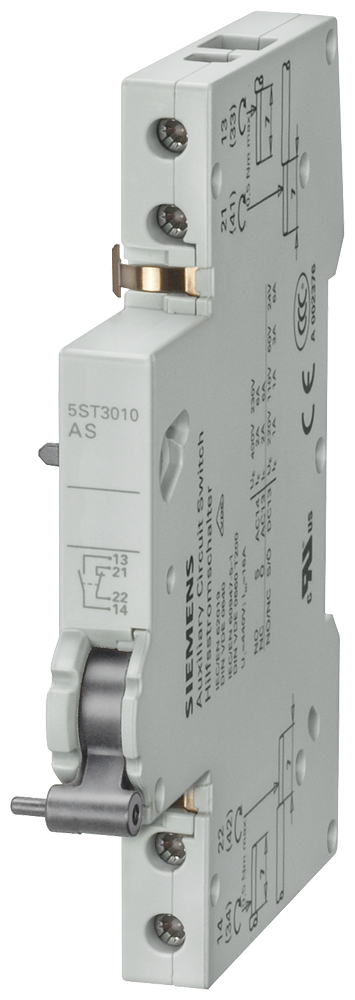5ST3010 Yardımcı Kontak Bloğu 6A 1NO+1NC 5ST3010 Yardımcı Kontak Bloğu 6A 1NO+1NC