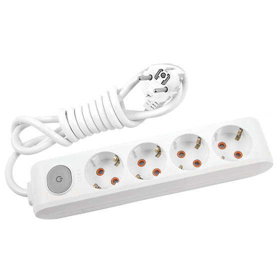 Multi-Let 4lü Topraklı Ç.K Anahtarlı 3mt Priz Multi-Let 4lü Topraklı Ç.K Anahtarlı 3mt Priz