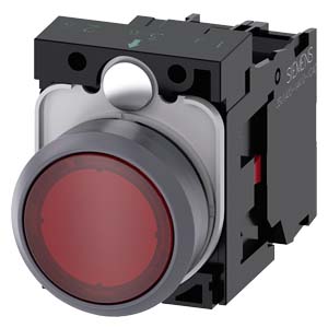 3SB6166-0DB30-1BA0 230V AC 1No Sar Led Buton 3SB6166-0DB30-1BA0 230V AC 1No Sar Led Buton