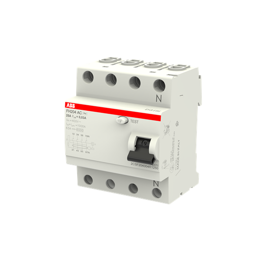 2CSF204004R1250 Kaçak Akım Koruma Röle AC 3x25A 2CSF204004R1250 Kaçak Akım Koruma Röle AC 3x25A