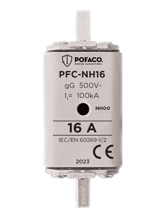 POFACO PFC-NH16 Çift İndikatörlü Bıçaklı Sigortalar