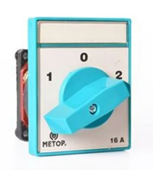 MT1197 16A Çift Devirli Motor Şalteri 0-1-2 MT1197 16A Çift Devirli Motor Şalteri 0-1-2