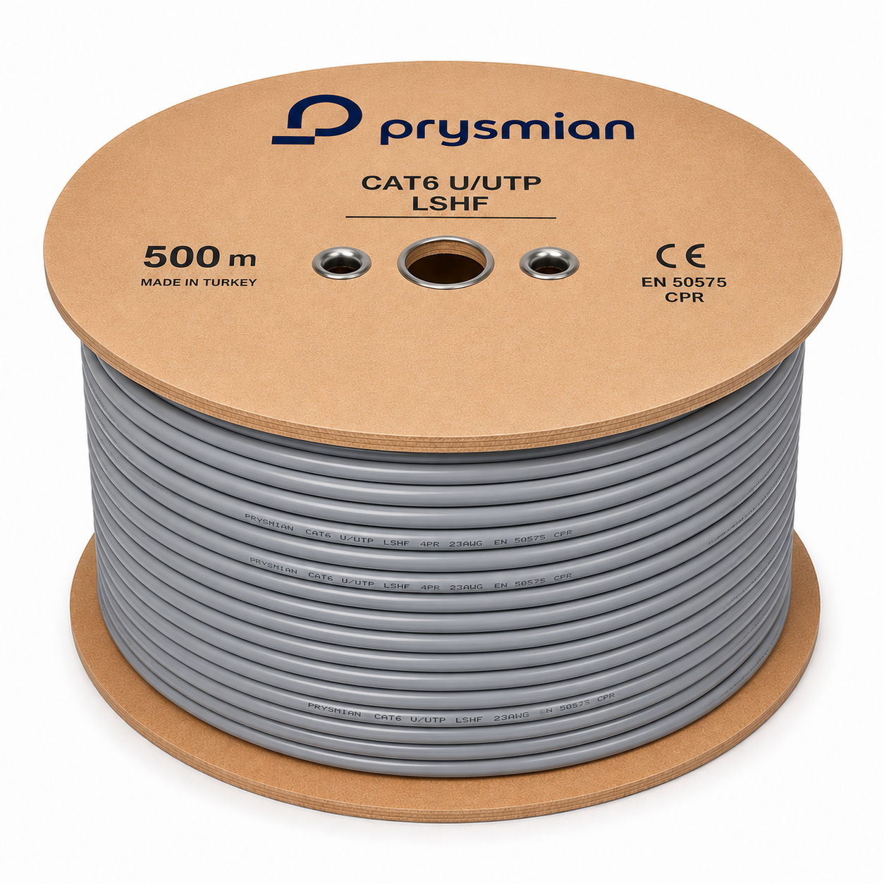 CAT6 UTP (HF) 500 lük (23AWG) 60094754 Gri CAT6 UTP (HF) 500 lük (23AWG) 60094754 Gri