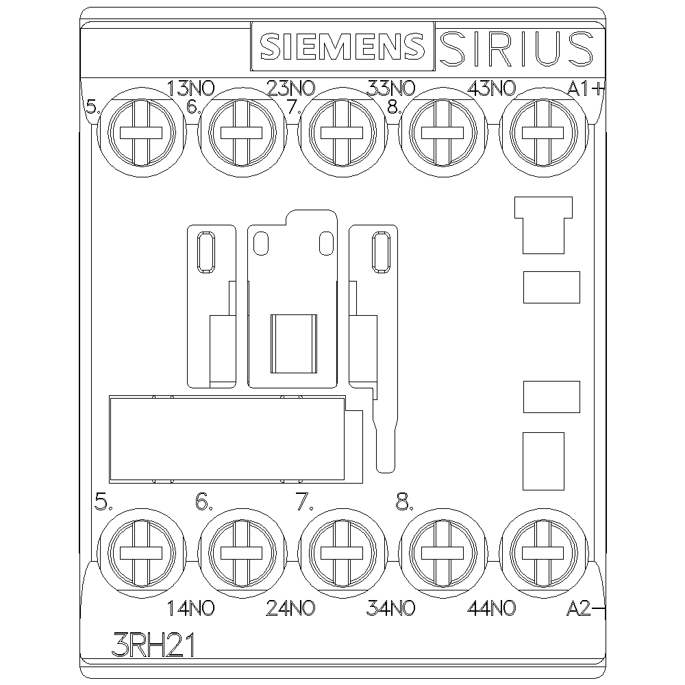 3RH2140-1BB40 Yardımcı Kontaktör 24V DC 