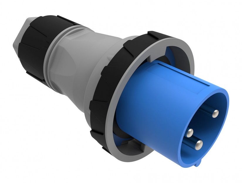 BC1-4403-7011 CEE Norm 63A.220V.4h IP67 3K Düz Fiş BC1-4403-7011 CEE Norm 63A.220V.4h IP67 3K Düz Fiş