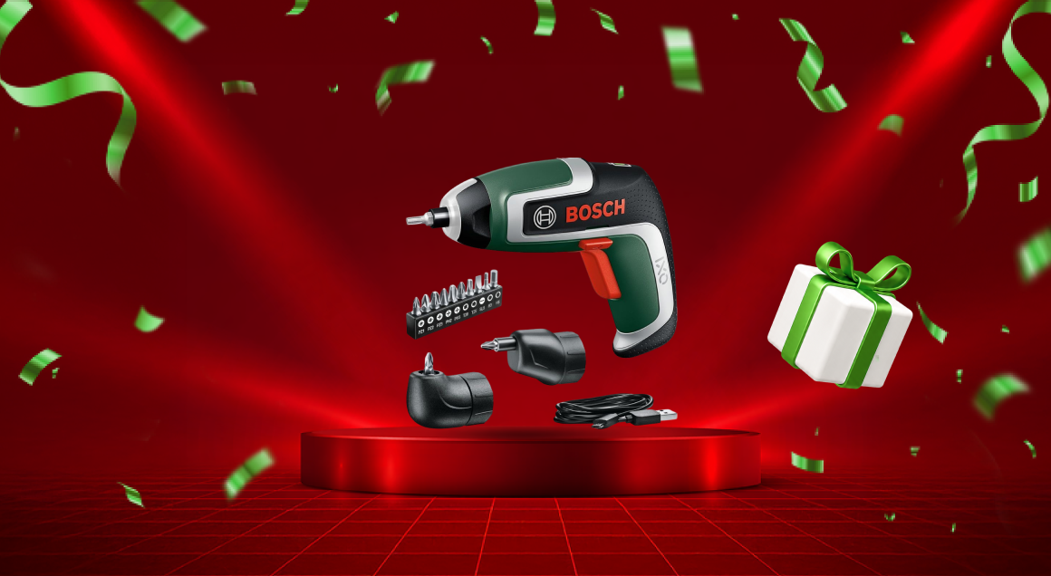 ABB 100.000TL ve üzeri Siparişlerinize BOSCH Vidalama Seti HEDİYE!