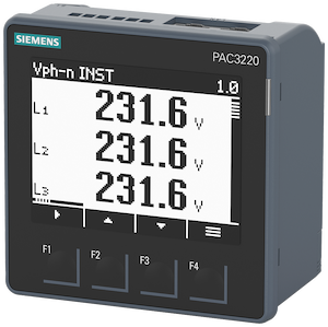 SIEMENS 7KM3220-0BA01-1DA0 PAC3220 Enerji Analizörü