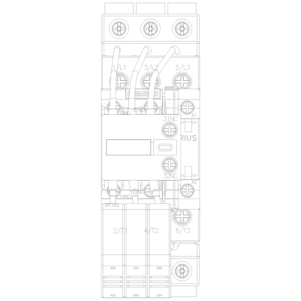3RT2628-1AP05 Kondansatör Kontaktör 11-33kVAR 3RT2628-1AP05 Kondansatör Kontaktör 11-33kVAR