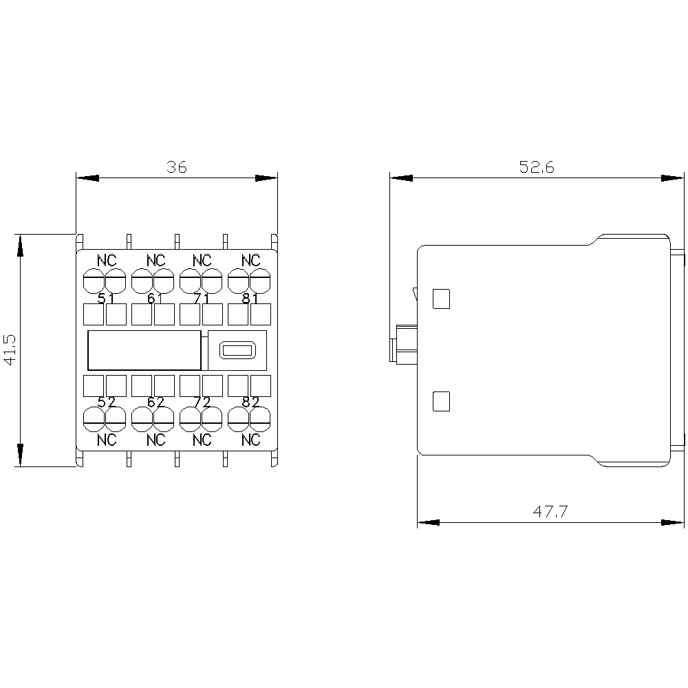 3RH2911-2GA04 Yardımcı Kontak Bloğu 4NC 10 A 3RH2911-2GA04 Yardımcı Kontak Bloğu 4NC 10 A