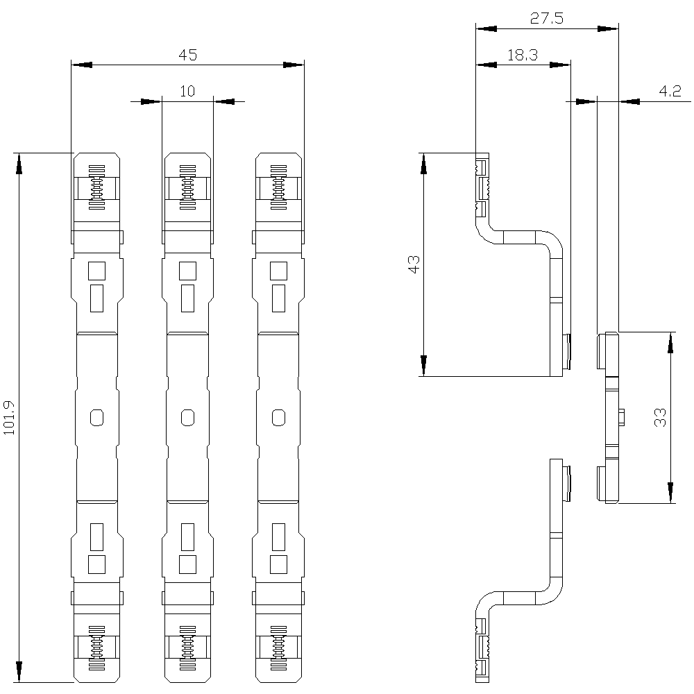 3RT2935-6A Yedek Kontak Takımı S2 Boy 3RT2035