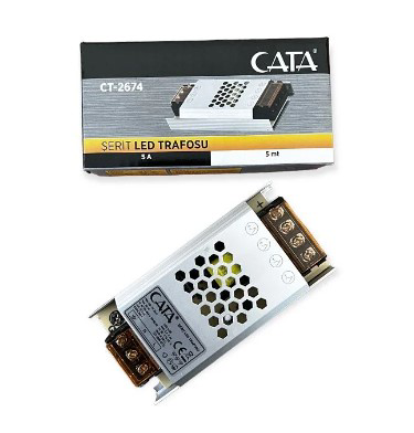 CATA CT-2674 5A Şerit Led Trafosu 60W Super Slim