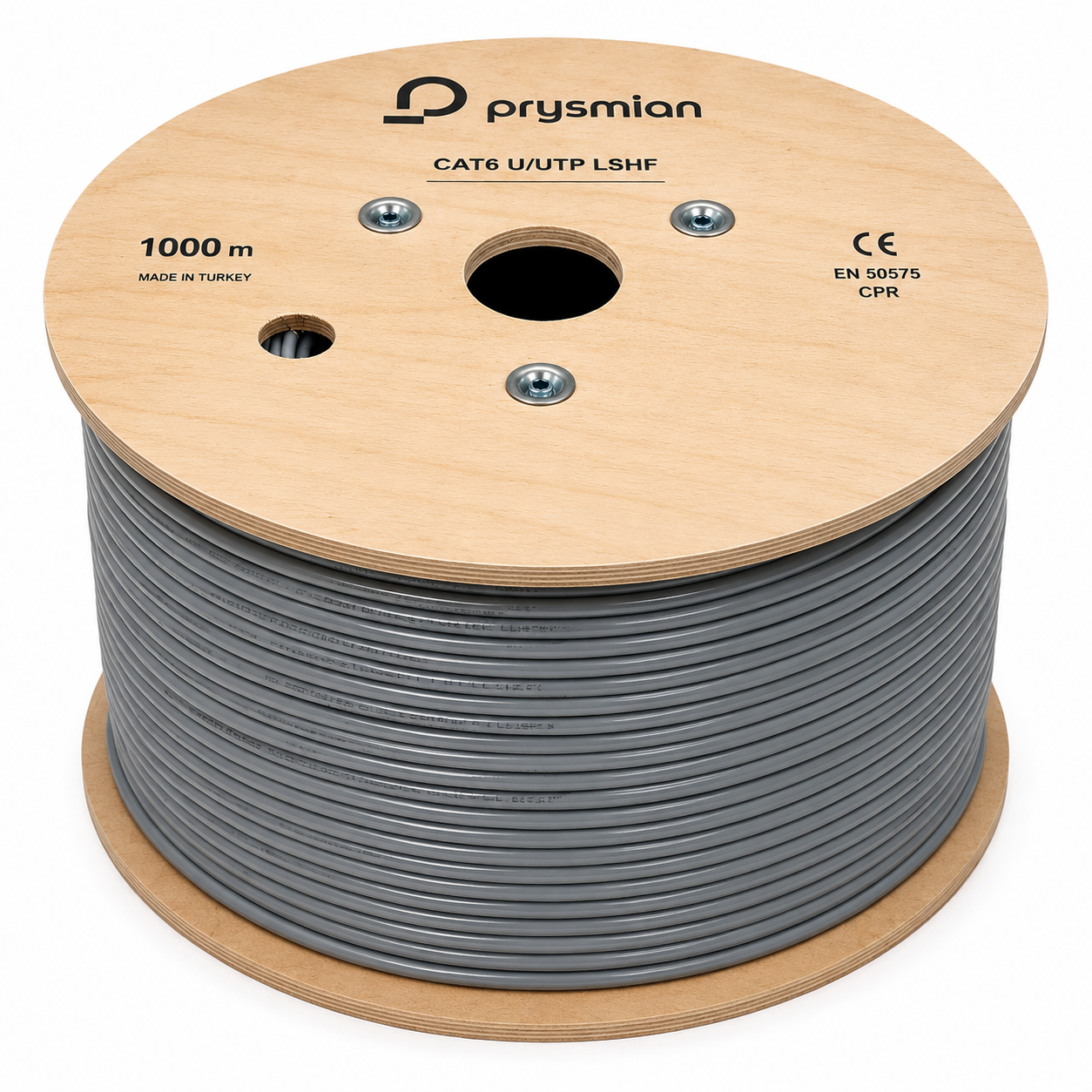 CAT6 UTP (HF) 1000 Lik (23AWG) 60094622 Gri CAT6 UTP (HF) 1000 Lik (23AWG) 60094622 Gri