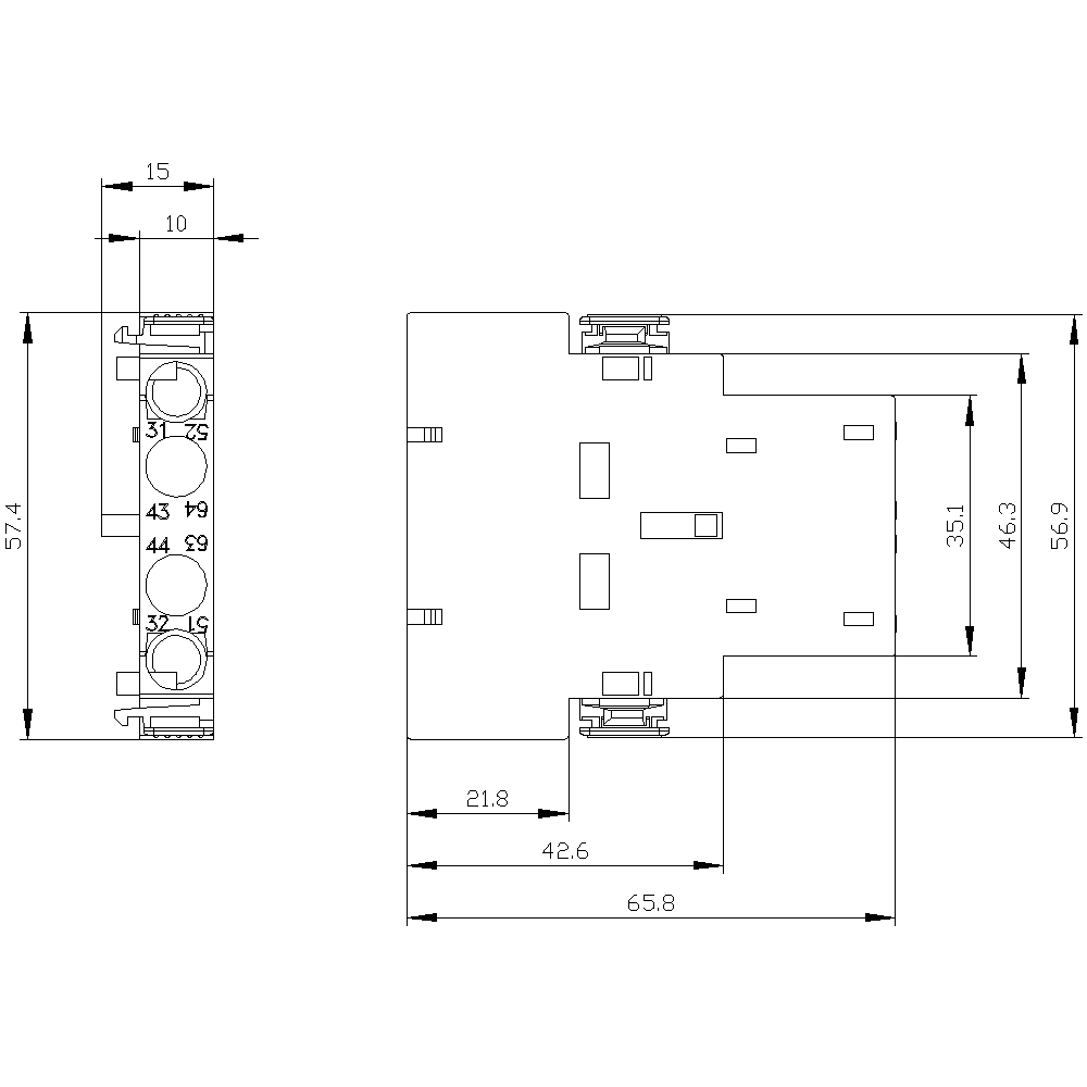 3RH2921-1DA11 Yardımcı Kontaktör Bloğu 3RH2921-1DA11 Yardımcı Kontaktör Bloğu