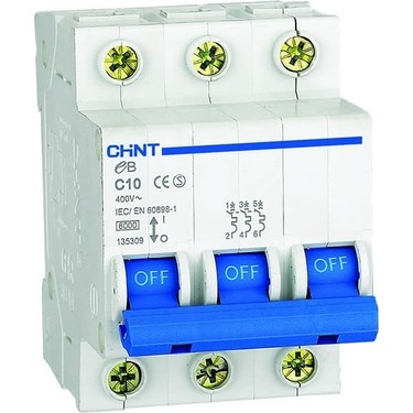 186500 6A 3 KUTUP C TİPİ 4.5kA OTOMATİK SİGORTA 186500 6A 3 KUTUP C TİPİ 4.5kA OTOMATİK SİGORTA