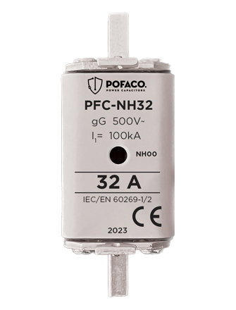 POFACO PFC-NH32 Çift İndikatörlü Bıçaklı Sigortalar