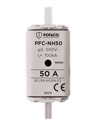 POFACO PFC-NH50 Çift İndikatörlü Bıçaklı Sigortalar