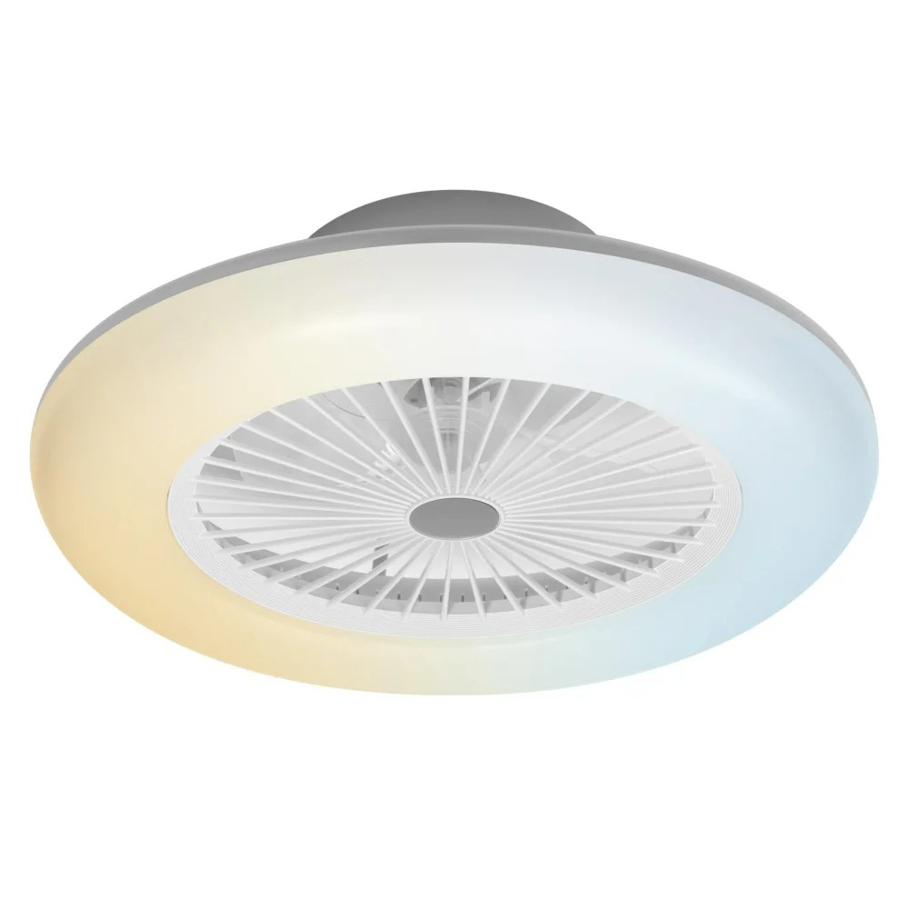 Smart Led Fanlı Beyaz 75W 4100LM Dim Edilebilir Tavan Armatürü Smart Led Fanlı Beyaz 75W 4100LM Dim Edilebilir Tavan Armatürü