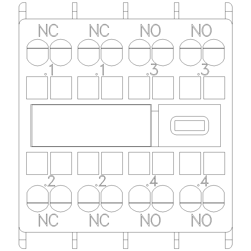 3RH2911-2HA22 Yardımcı Kontaktör 2NO + 2NC 3RH2911-2HA22 Yardımcı Kontaktör 2NO + 2NC