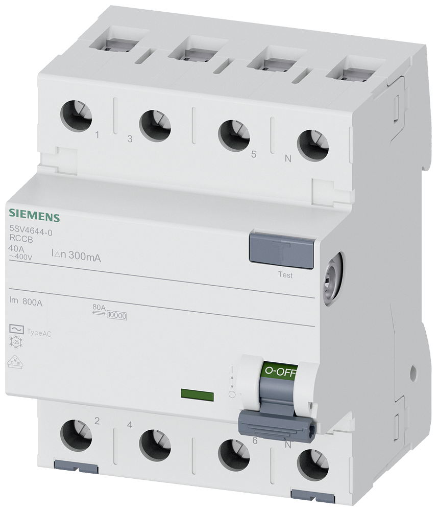 5SV4644-0 Kaçak Akım Rölesi 40A 300mA 400V 3Faz 5SV4644-0 Kaçak Akım Rölesi 40A 300mA 400V 3Faz