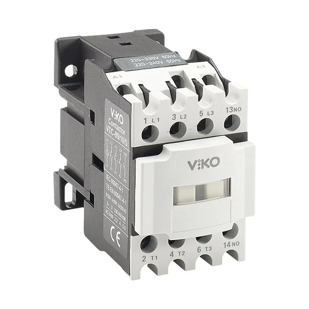 VTC-12/10/S 12A 1NO Kontaktör 12A 1NO 230V Bobin VTC-12/10/S 12A 1NO Kontaktör 12A 1NO 230V Bobin