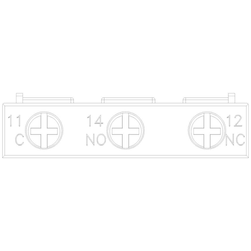 3RV2901-1D Motor Koruma Üst Blok Kontağı 1CO 3RV2901-1D Motor Koruma Üst Blok Kontağı 1CO