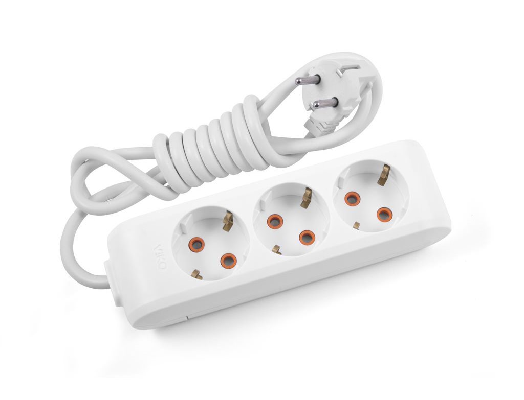 Multi-Let 3lü Top. Ç.K Anahtarlı 2mt Siyah Priz Multi-Let 3lü Top. Ç.K Anahtarlı 2mt Siyah Priz