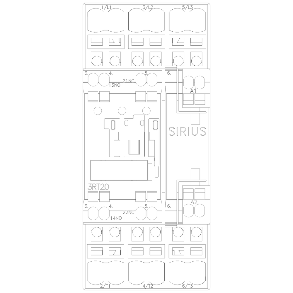 Güç Kontaktörü AC-3 4kW 400V 1NO+1NC Güç Kontaktörü AC-3 4kW 400V 1NO+1NC