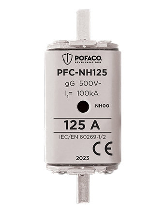 POFACO PFC-NH125 Çift İndikatörlü Bıçaklı Sigortalar