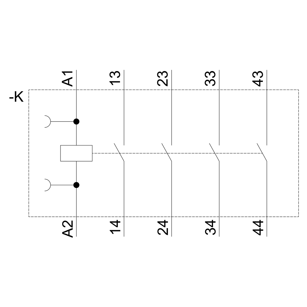 3RH2140-1AP00 4No 230V Yardımcı Kontaktör 3RH2140-1AP00 4No 230V Yardımcı Kontaktör