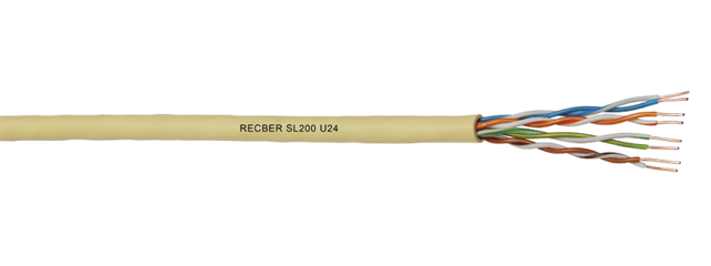 REÇBER Data Kablosu Pvc CAT5e U/UTP 24AWG 1000mt