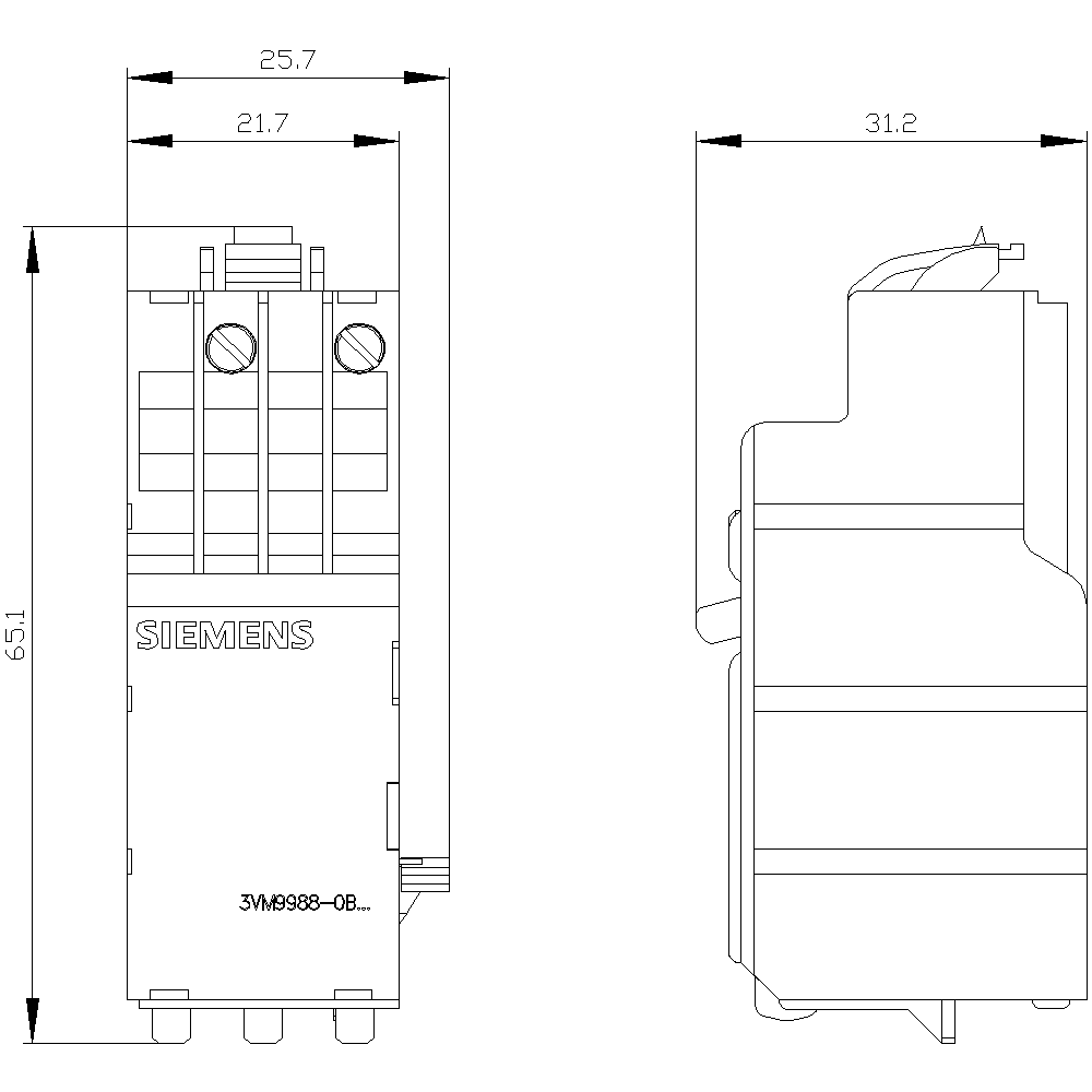 3VM9908-0BL33 Açtırma Bobini STL 230V 3VM9908-0BL33 Açtırma Bobini STL 230V