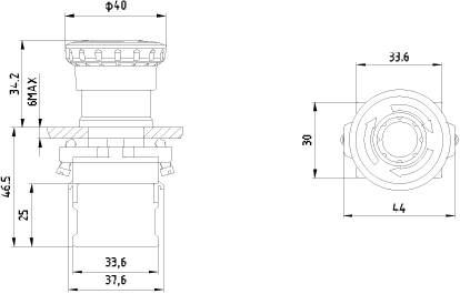 3Sb6110-1Hb20-1Ca0 1Nc Q40Mm Komp Mant Buton 3Sb6110-1Hb20-1Ca0 1Nc Q40Mm Komp Mant Buton