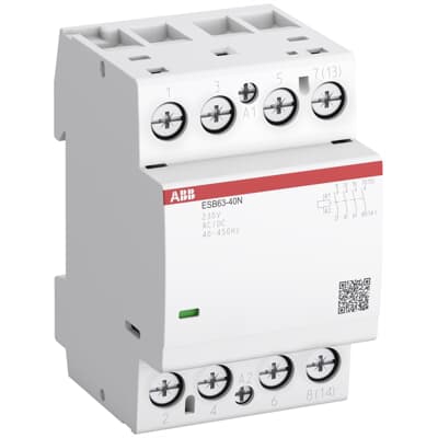 ESB63-31N 63A 230V AC/DC Tesisat Kontaktörü ESB63-31N 63A 230V AC/DC Tesisat Kontaktörü