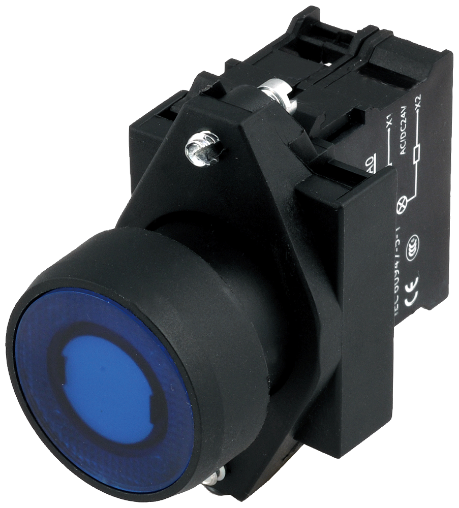 3SB6115-0DB20-1CA0 1NC 110V AC/DC KIR KOM LED BUT