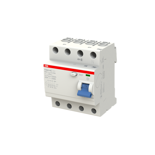 2CSF204001R1800 Kaçak Akım Koruma Röle AC 3x80A 2CSF204001R1800 Kaçak Akım Koruma Röle AC 3x80A